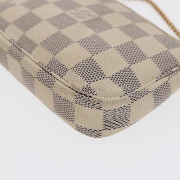 LOUIS VUITTON Damier Azur Mini Pochette Accessoires Pouch N63005 LV Auth 86634 - Picture 16 of 16